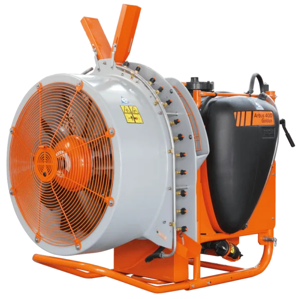 Fumigadora tractorizada de ventilador