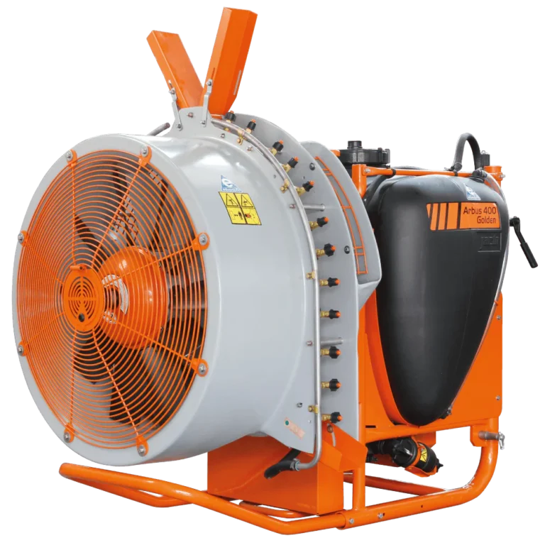 Fumigadora tractorizada de ventilador